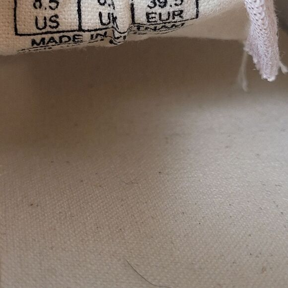 Keds Champion Metallic Womens Size 8.5 Linen ROSE Gold Low Top Sneaker - Picture 9 of 10